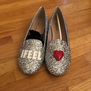 NWOT Chiara Ferragni Glitter Loafer